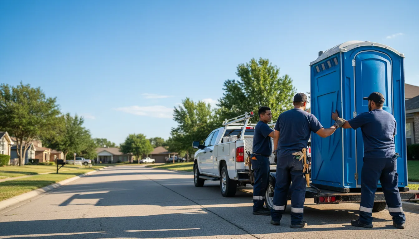 Portable Toilet Rental in Falls City, TX near me